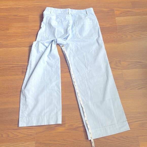 J Crew Striped high-rise wide-leg cropped pant Size 25 NWT $118!! - Picture 10 of 10